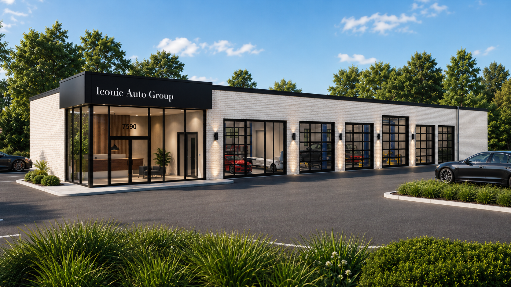 Iconic Auto Group — automotive showroom and service facility